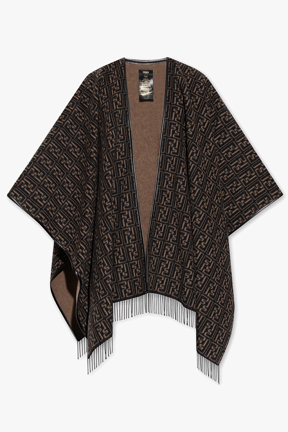 Fendi monogram poncho hotsell